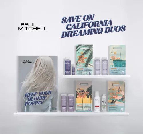 Paul Mitchell - California Dreaming Style Duo Szett (Formázó Hajhab 200ml + Hajsimító Szérum 150ml)