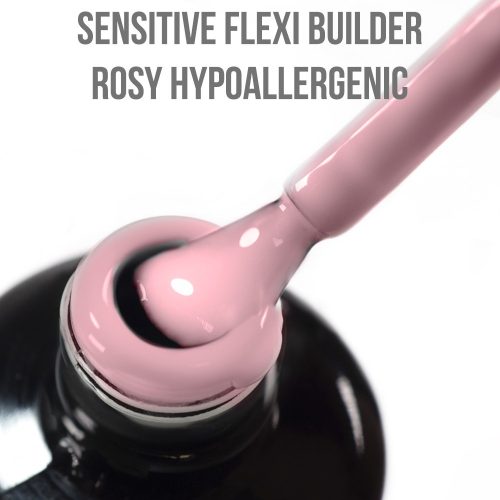 Mystic Nails Sensitive Flexi Builder - ROSY -  erősített géllakk alap 12ml 