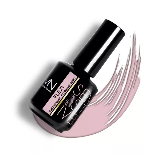 Mystic Nails Sensitive Flexi Builder - ROSY -  erősített géllakk alap 12ml 