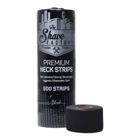   The Shave Factory - Black Neck Strip - Fekete Nyakpapír (5db, 500 tekercs)