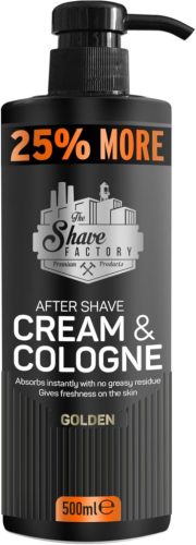 The Shave Factory - Cream & Cologne 2in1 Golden 500ml