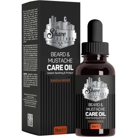   The Shave Factory - Sandalwood Beard Oil - Szakállolaj Szantálfa Illattal 30ml