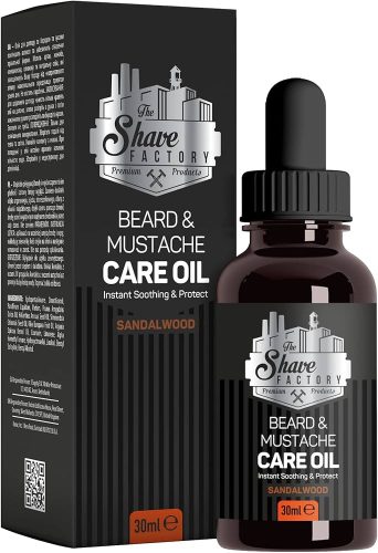 The Shave Factory - Sandalwood Beard Oil - Szakállolaj Szantálfa Illattal 30ml