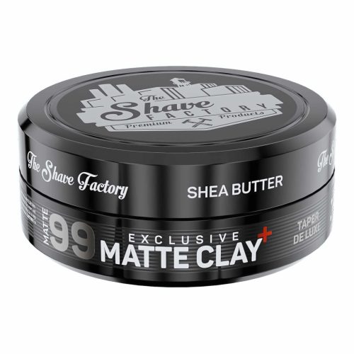 The Shave Factory - Exclusive Matte Clay "99" Taper de Luxe - Agyagos Matt Wax Shea Vajjal 150ml