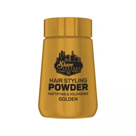   The Shave Factory - Hair Styling Powder Golden - Matt Hatású és Volumenizáló Hajpor 20g (Arany, csepp alakú)