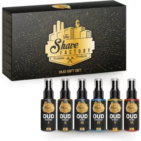   The Shave Factory - After Shave Cologne Giftset "Oud" - After Shave Ajándékcsomag 6x50ml