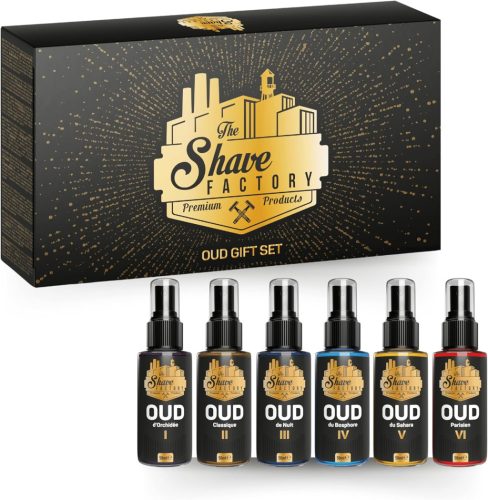 The Shave Factory - After Shave Cologne Giftset Oud "03" - After Shave Ajándékcsomag 6x50ml