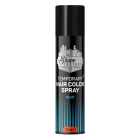   The Shave Factory - Temporary Hair Color Spray Blue - Színes Hajlakk 150ml (Kék)