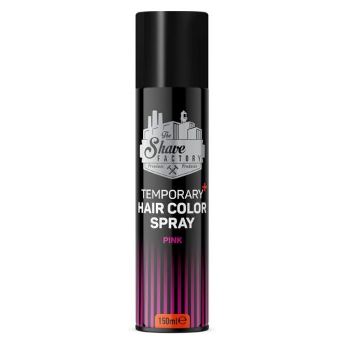 The Shave Factory - Temporary Hair Color Spray Pink - Színes Hajlakk 150ml (Pink)