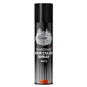   The Shave Factory - Temporary Hair Color Spray White - Színes Hajlakk 150ml (Fehér)