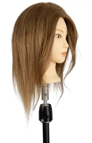 Exalto Professionnel - Leslie - Gyakorló Babafej 30-35 cm - 100% Emberi Hajjal