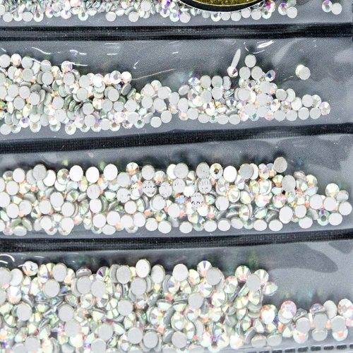 Strasszkő MIX 1440db (fémes hatású)