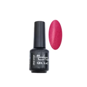 Moonbasa One Step gél lakk 018 - Csillámos bíbor magenta