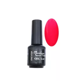 Moonbasa One Step gél lakk 135 - neon pink