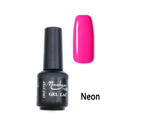 Moonbasa One Step gél lakk 287 - Neon Világos Pink