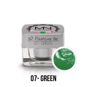 Mystic Nails 3D Gyurma Zselé 07 Green (Zöld) 3,5g