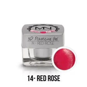   Mystic Nails 3D Gyurma Zselé 14 Red Rose (Rózsa vörös) 3,5g