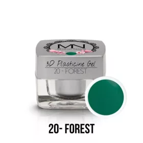Mystic Nails 3D Gyurma Zselé 20 Forest (Erdőzöld) 3,5g