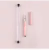 Rózsaszín Műkörmös ecset 13mm (Strasszos nyéllel)