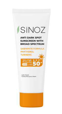 Sinoz - Anti Dark Spot Face Cream - Fényvédő Arckrém SPF50+ 50ml