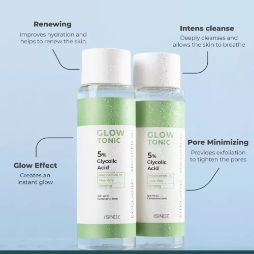 Sinoz - Glow Tonic - Hámlasztó és Tisztító Tonik 200ml