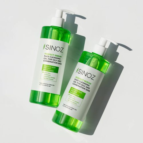 Sinoz - Perfect Sebum Face Cleansing Gel - Arctisztító Gél Kombinált és Zsíros Bőrre 400ml