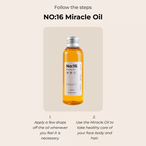 Sinoz - Miracle Oil No.16. - Olaj Arcra, Testre és Hajra 100ml