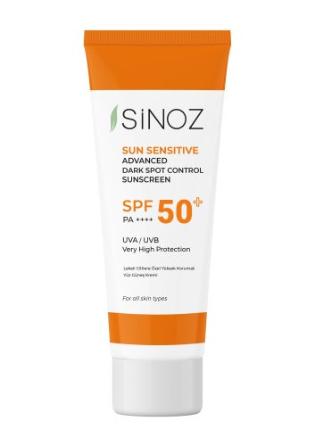 Sinoz - Sun Sensitive Advanced Dark Spot Face Cream - Bőrvédő Krém SPF50+ 50ml