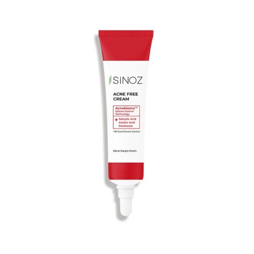 Sinoz - Acne Free Cream - Akné Eltávolító és Megelőző Krém 15ml