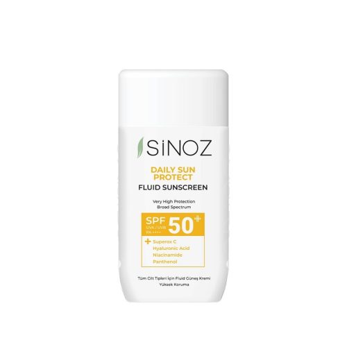 Sinoz Daily Sun Protection Fluid SPF50+ napalli fényvédő folyadék 50ml