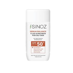   Sinoz Sebum Balance Sunscreen Fluid SPF50+ féynvédő folyadék zsíros bőrre 50ml