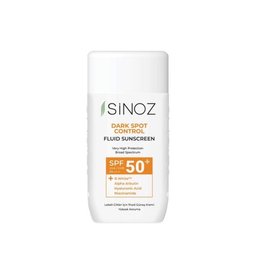 Sinoz Anti Dark Spot SPF50+ Sunscreen Fluid pigment folt elleni fényvédő folyadék 50ml