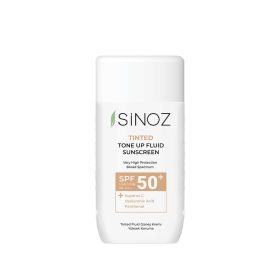   Sinoz Tinted Up SPF50+ Sunscreen Fluid arctónust javító fényvédő folyadék 50ml
