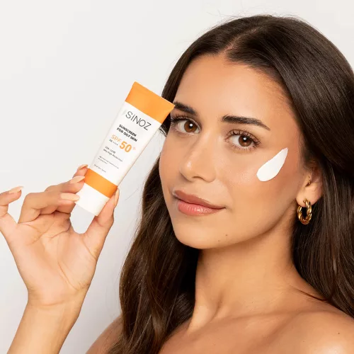 Sinoz - Sunscreen For Oily Skin - Napozókrém Zsíros Bőrre SPF50+ 50ml