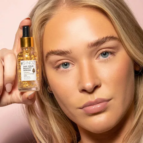 Sinoz - 24K Gold Beauty Serum - Kollagén & Hyaluron Szérum 30ml