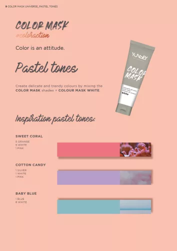 Yunsey Professional - Color Mask Színező Hajpakolás 200ml – Fukszia